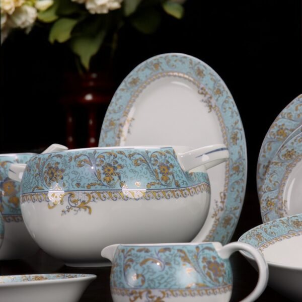 Second image of All New Fine Bone China Crockery Set | S shaped